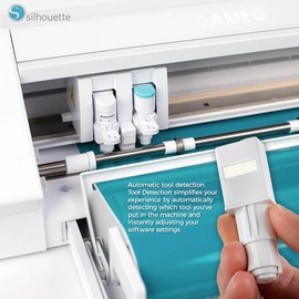 Silhouette AutoBlade 3-Pack – Precision Cutting for Vinyl, Cardstock, and More – Auto Adjusting Blades for Silhouette Cameo 4, Plus, Pro, Curio 2, and Portrait 3