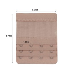 Sukmazz Bra Strap Extenders, Women Elastic Extensions Bra Extender Set, 3 Piece,Skin,White,Black