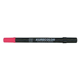 Zig Kurecolor Fine & Brush Dual Tip Marker for Manga Comic Art Illustration - Geranium Red 264