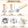 10 Pcs Gnocchi Board Set Includes Ravioli Pasta Cutter Wheel,
