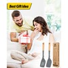 Pack of 2 Large Silicone Spatula, Heat Resistant Solid Turner,