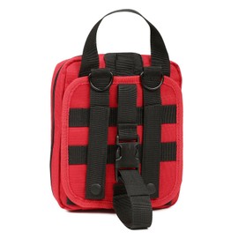 Orca Tactical MOLLE Rip-Away EMT Medical First Aid Pouch (Bag Only) (Red)