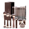MAANGE Makeup Brush & Puff Set with Storage Box,20pcs Makeup
