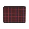 FOSSIL Bronson Front Pocket Wallet Bifold Eggplant, Aubergine