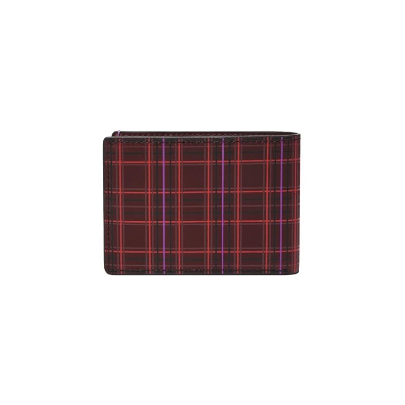 FOSSIL Bronson Front Pocket Wallet Bifold Eggplant, Aubergine