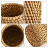 JuxYes Handmade Rattan Pencil Holder Woven Pen Container Pen Cup
