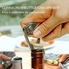 6-in-1 Detachable Camping Utensil, Stainless Steel Cutlery Folding Spoon, Fork,