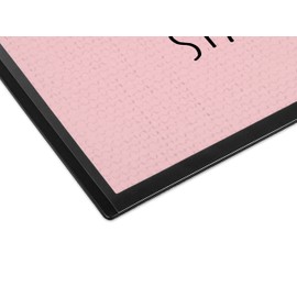 Mr. & Mrs. Panda Office Desk Mat Star Sign Lion with Saying – Pastel Red