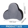 A ABSOPRO Car Seat Lumbar Cushion Memory Foam Support Ergonomic