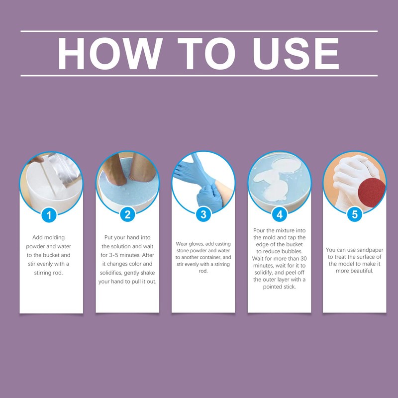 Hand Casting - Home Hand Casting Kit for Couples -