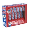 Candy Canes - 10 Slush Puppie Candy Canes - Blue Raspberrry And Cherry Flavour Candy Canes -Vegan