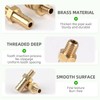 Hose Connector Brass M5 x 0.8-5 mm and M5 x