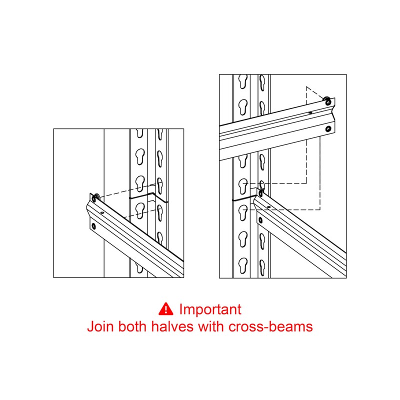 Whalen Post Insert for Costco, Shelving Connectors, and SAMS Club,