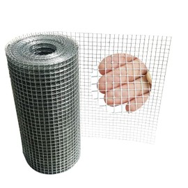 8in X 20ft Hardware Cloth 1/4 Inch 23Gauge, Galvanized Welded Wire Metal Roll, Garden Rabbit Fencing, Snake Fence, Chicken Gopher Racoons Critters Rehab Cage