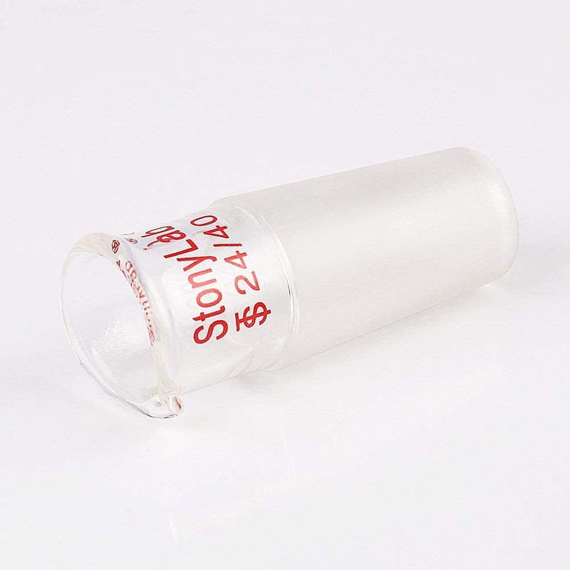 stonylab Glass Pouring Adapter, Borosilicate Glass Liquid Pouring Adapter with
