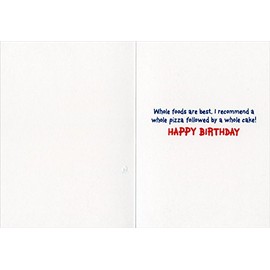 Dog Pizza Plate - Avanti Funny Birthday Card