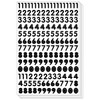Numbers Arabic Sticker - Primary 0-9 Digi Count Label Decorative
