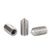 ANSIEDIO Cone Point Grub Screws, 304 Stainless Steel Hex/Allen Key