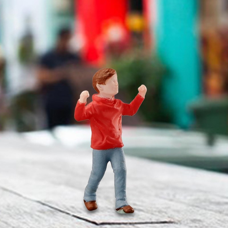 F Fityle 1:64 Scale Diorama Figure Miniature Layout Street People