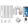 Portable AC Window Kit with Exhaust Hose, Air Conditioners Kits