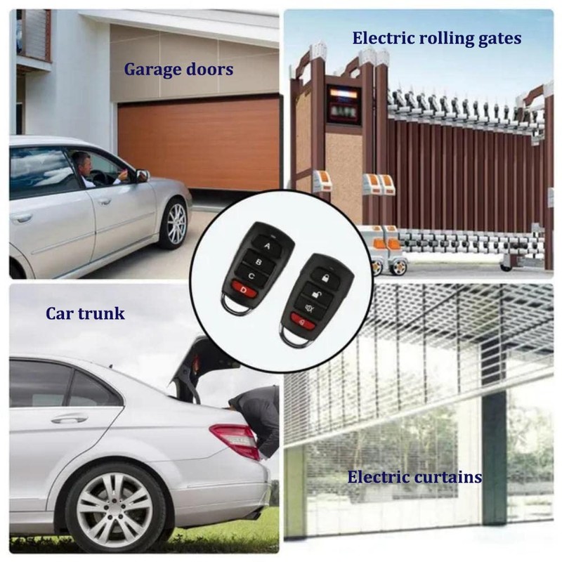 QIACHIP 433.92Mhz Universal Wireless Copy Remote Control Duplicator Keychain RF