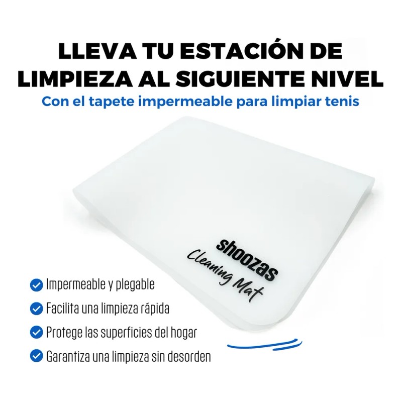 Kit Limpieza De Tenis 4pzs Limpiador Espuma Cepillo Shoozas