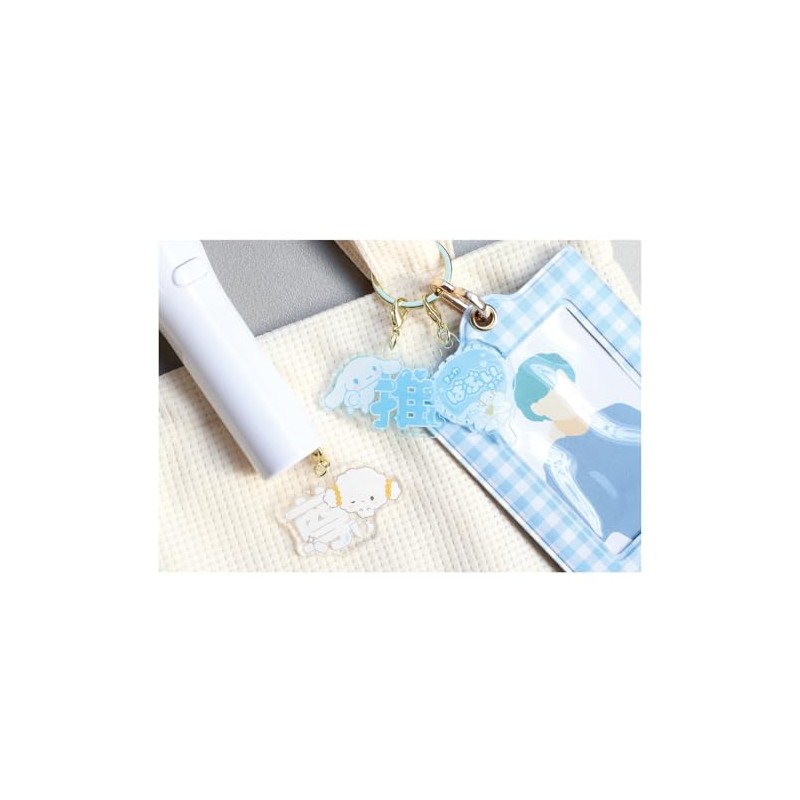 Tees Factory Sanrio Crevice 3 Charm Key Chain Blue &