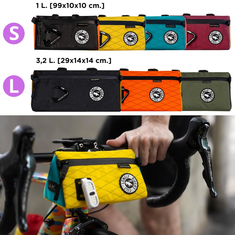 ULAC Bicycle Handlebar Bag – Triangular Front Bag Waterproof Nylon
