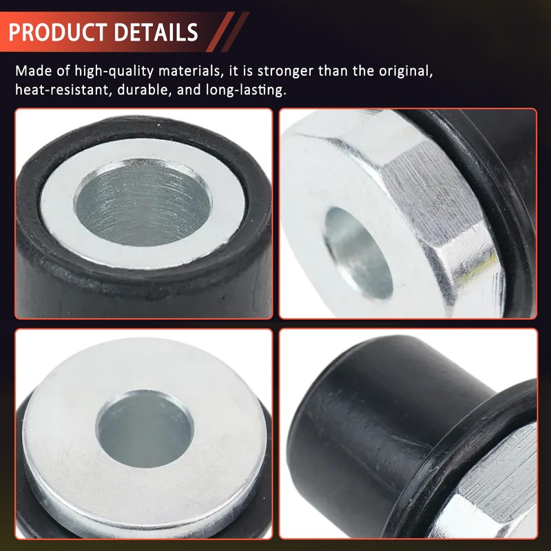 4PCS Steering Rack and Pinion Mount Bushing Compatible with 2000-2012