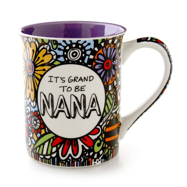 Our Name is Mud “Grand to Be Nana” Cuppa Doodle Stoneware Mug, 16 oz.
