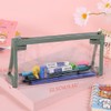 Pencil Case, 22.5CM Clear Large Pouch Pen Holder, Preppy School