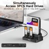 M.2 NVMe SSD to SATA HDD Bidirectional Cloner, 3-Bay NVMe