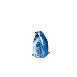 Beachcombers B24434 Glass Penguin Figurine, 2.8-inch Length,Blue