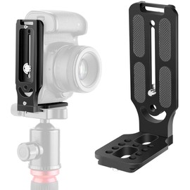 WLPREOE DSLR Camera L-Bracket Vertical Horizontal Switching Tripod Head Quick Release Plate Arca Swiss Compatible with Digital DSLR Camera Stabilizer Tripod Monopod Canon Nikon Sony