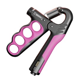 Grip Strengthener - Adjustable Hand Grip Strengthener | Smart Counting Finger Exerciser, Workout Equipment for Home, Commuting, School, Travel