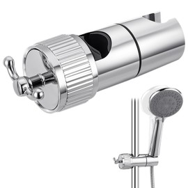 Xialvyu Shower Head Holder No Drilling Shower Head Holder with a Diameter of 18-25 mm Adjustable Shower Holder 360° Rotatable Hand Shower Holder Universal