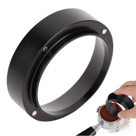 WeddHuis Coffee Dosing Ring Barista Accessories Magnetic Portafilter Filter Accessories Funnel Made of Aluminium Alloy Dosing Funnel Espresso Accessories for Barista Home (51 mm)