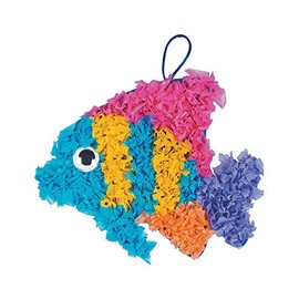 Crinkle Tissue Tropical Fish Craft Kit -12 - Crafts for Kids and Fun Home Activities