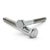 Hippo Hardware M6 (6mm X 140mm) Coach Screws A2 Stainless