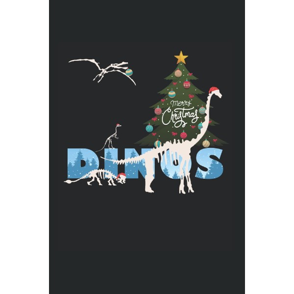 Dinosaur Skeleton Christmas Costume Kids: Brachiosaurus Ankylosaurus Pteranodon Dinos Notebook
