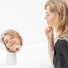 Makeup Mirror with Height Ajustable Tabletop Countertop Bathroom Stylish Mirror