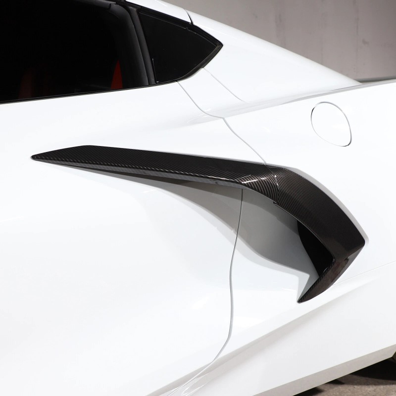 MODY 4PCS ABS Carbon Fiber Door Handle Trim Cover For