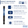 Rennie Tools T30 TX30 Impact Driver Bit Set, 75mm Long