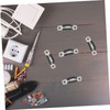 Operitacx 20 Pcs Stainless Steel Cable Strap Clamps with Rubber