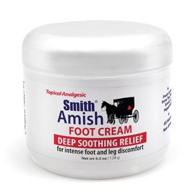 Smith Amish Foot Cream, Deep Soothing and Calming to Foot and Legs. 4.5 oz