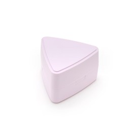 GEL-COOL 0101-0339 Triangle Triangle Rice Ball Case, Includes Ice Pack, 1 Piece, Powder Purple, 4.1 x 3.7 x 2.6 inches (10.3 x 9.5 x 6.6 cm), Mini Lunch Box, One-Touch Open/Close, Purple