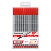 Liquidraw 12 Red Fineliner Pens Set Fine Point Pens 0.4mm