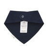 Steiff Unisex Baby Basic Bandana GOTS, Steiff Navy