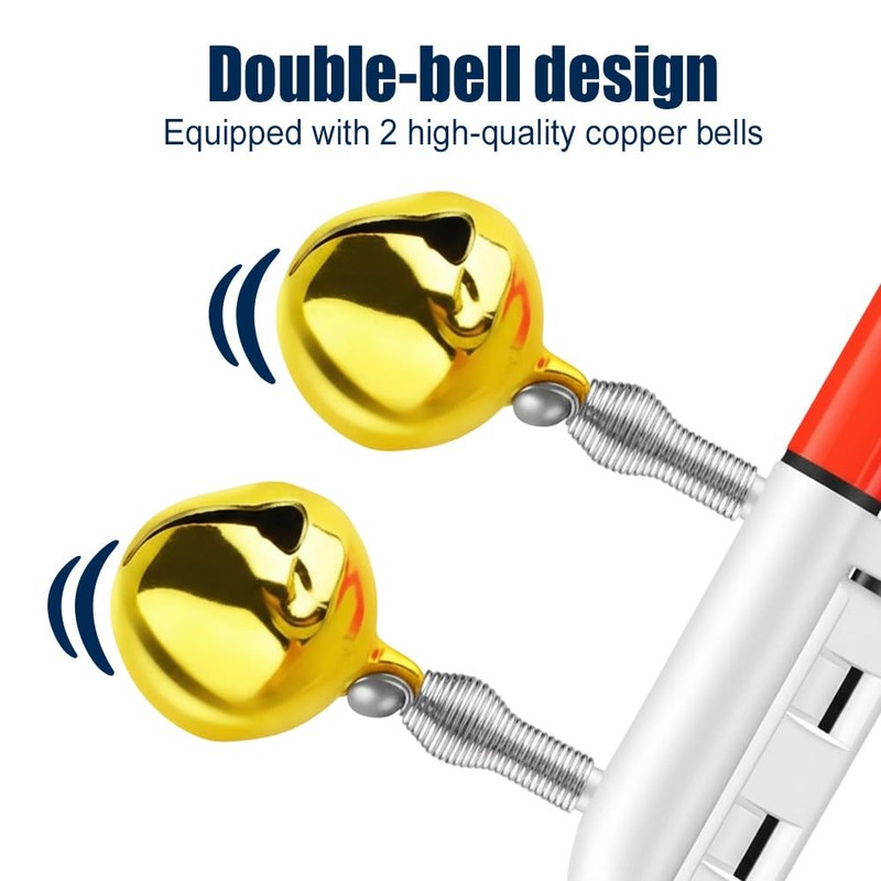CARPJZ 10Pcs Electronic Bite Alarms, Sound Alert Rod Tip Indicators