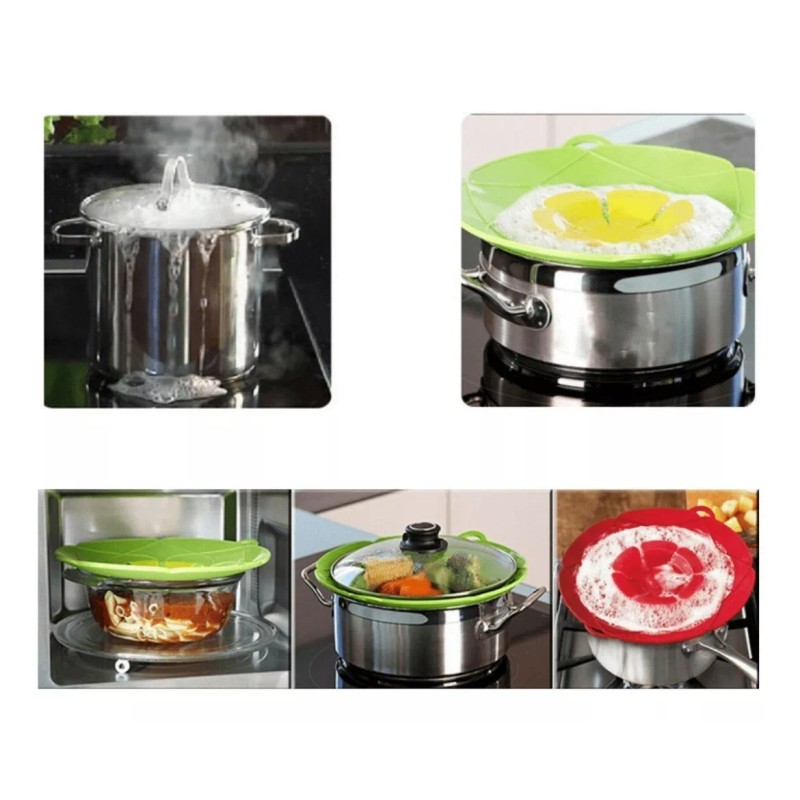 OEM Tapa De Silicon Evita Derrames Para Olla Sarten Recipiente